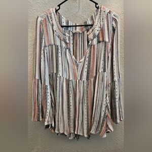 Altard State size Small Bohemian Beaded Top